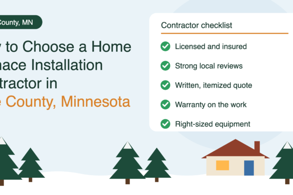 How to Choose a Furnace Installation Contractor in Pine County, Minnesota